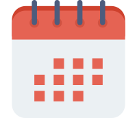 icon of a red calendar